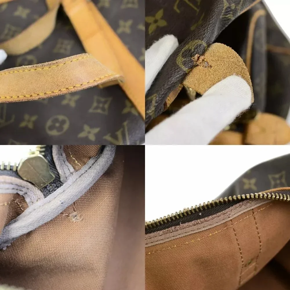 LOUIS VUITTON Sac Souple 45 Travel Hand Bag Monogram Leather BN